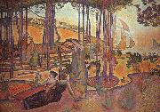 Henri Edmond Cross Evening Breeze oil painting picture wholesale